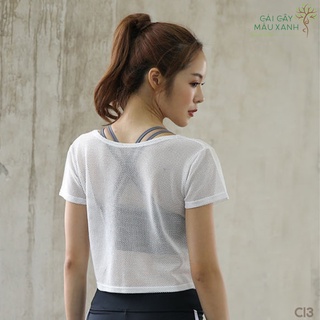 Áo Croptop Lưới QC Form Rộng