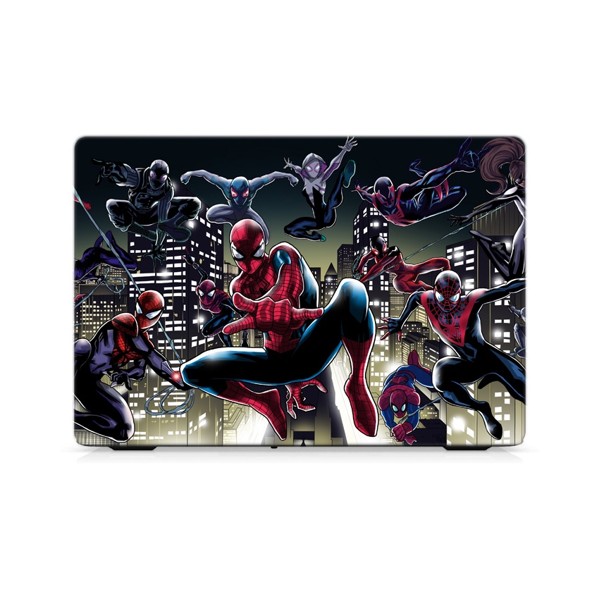 Skin Laptop In Hình Spider Verse Avenger Dành Cho Các Dòng Máy Dell Hp Asus Msi Acer Lenovo Macbook Theo Yêu Cầu