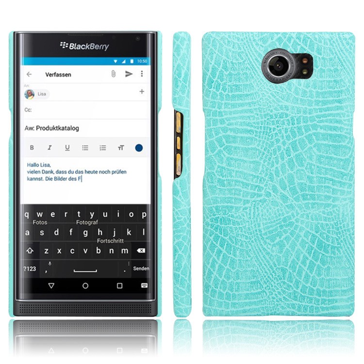 For BlackBerry Priv case phone bag Retro Crocodile Skin PU leather Luxury cover