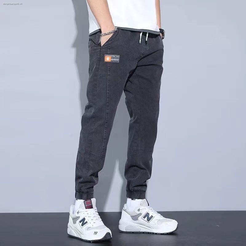 Quần jean dài lưng thun dây rút trẻ trung thời trang dành cho nam