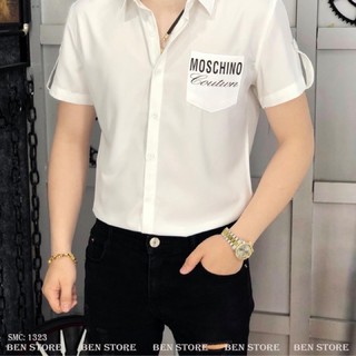 Áo sơ mi cộc tay sang chảnh