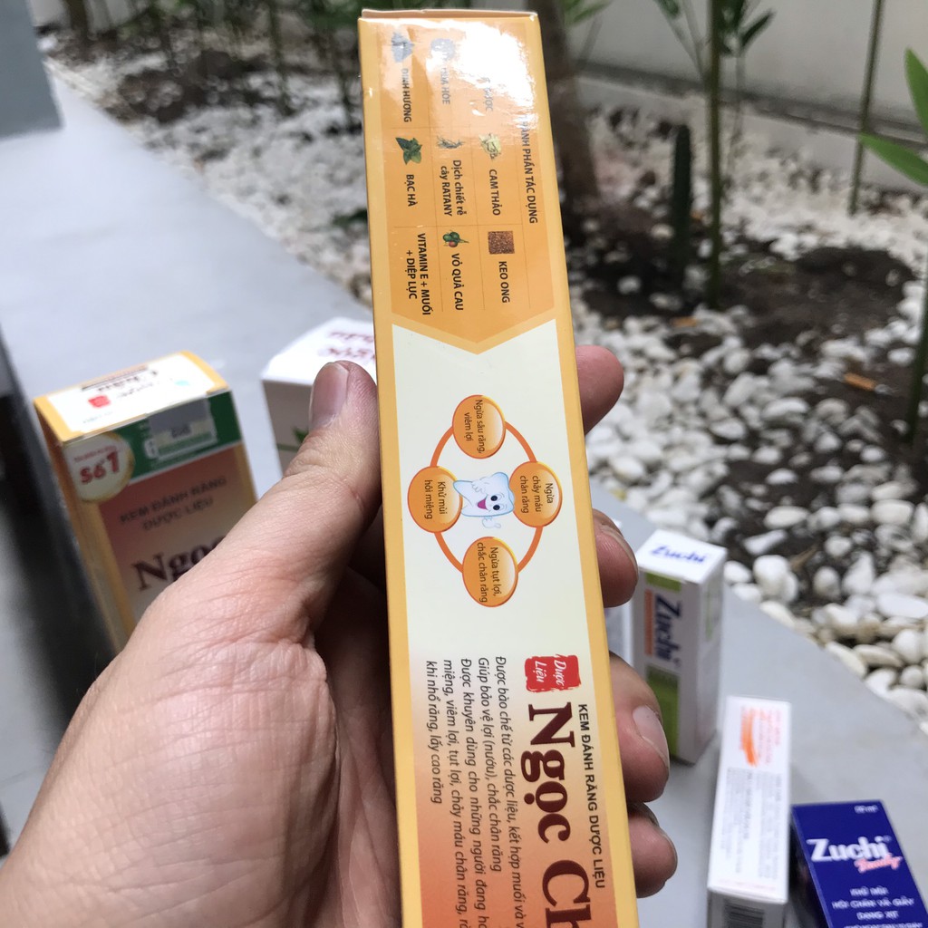 COMBO 3 x100g kem đánh răng dược liệu Ngọc Châu 100g