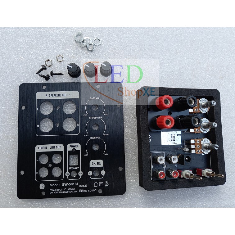 Bảng mạch khuếch đại 2.1 công suất 60w+30w*2 có bluetooth