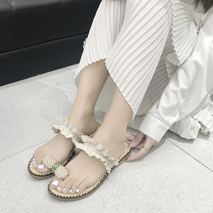 Dép Nữ Xỏ Ngón Hình Trái Dứa Size 35-41