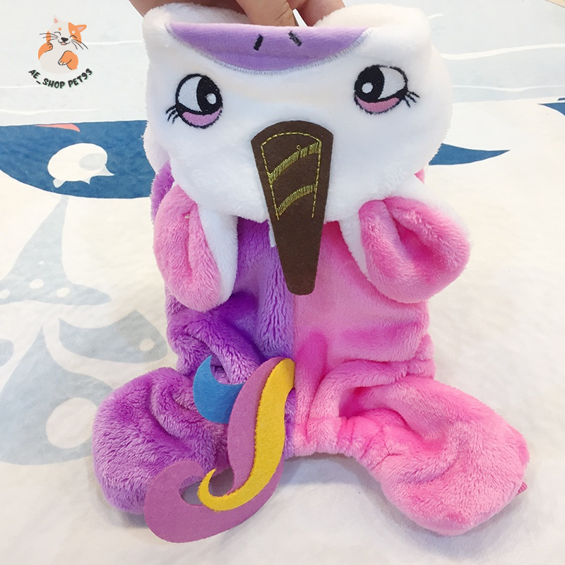 Quần áo chó mèo thú cưng: Áo Kỳ Lân Coslay cho chó mèo