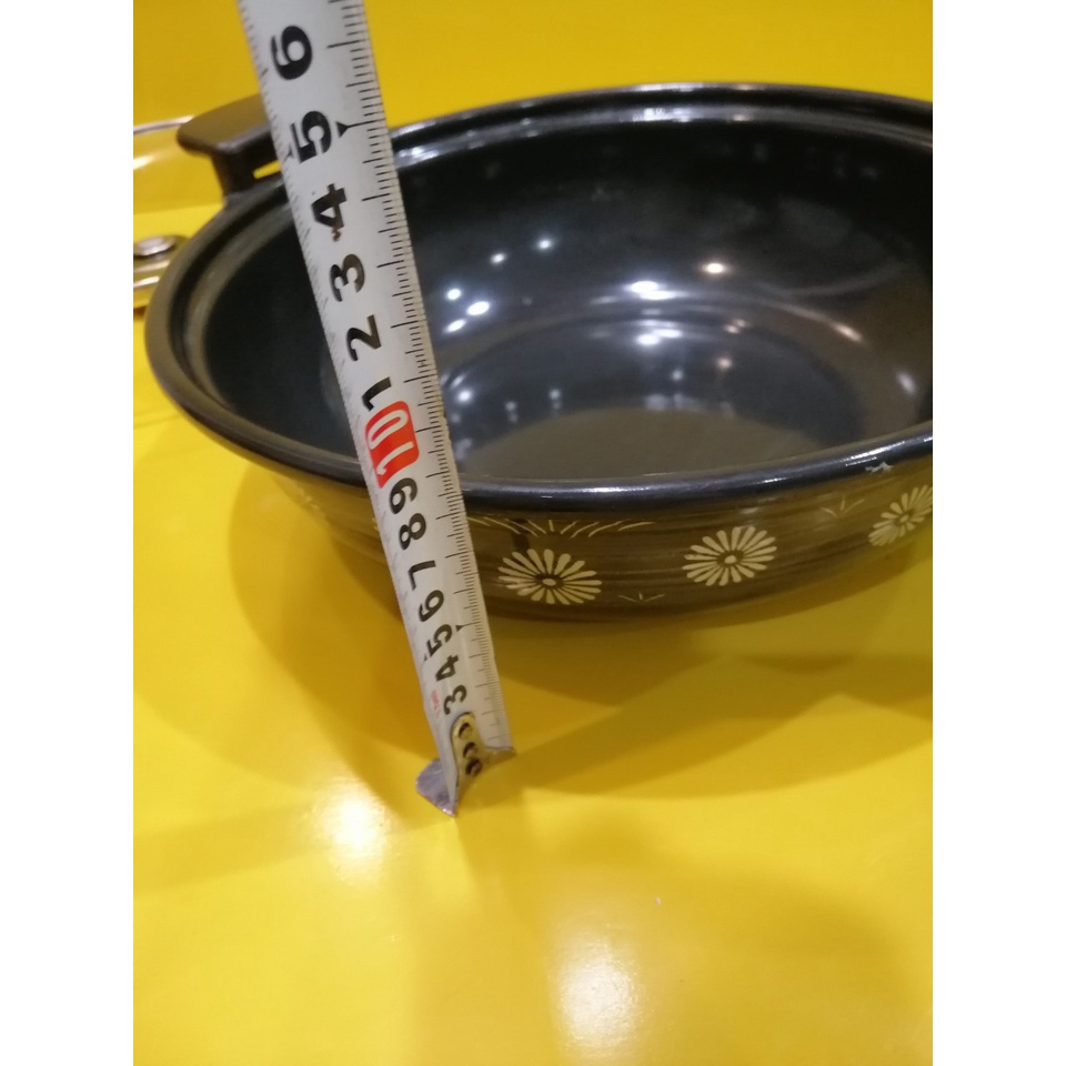 Nồi men nội địa Nhật, size 29cm, cao 9cm (mã 934), Dùng được bếp từ