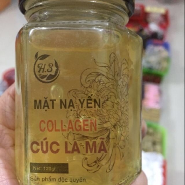 Mặt nạ colagen yến - cúc la mã