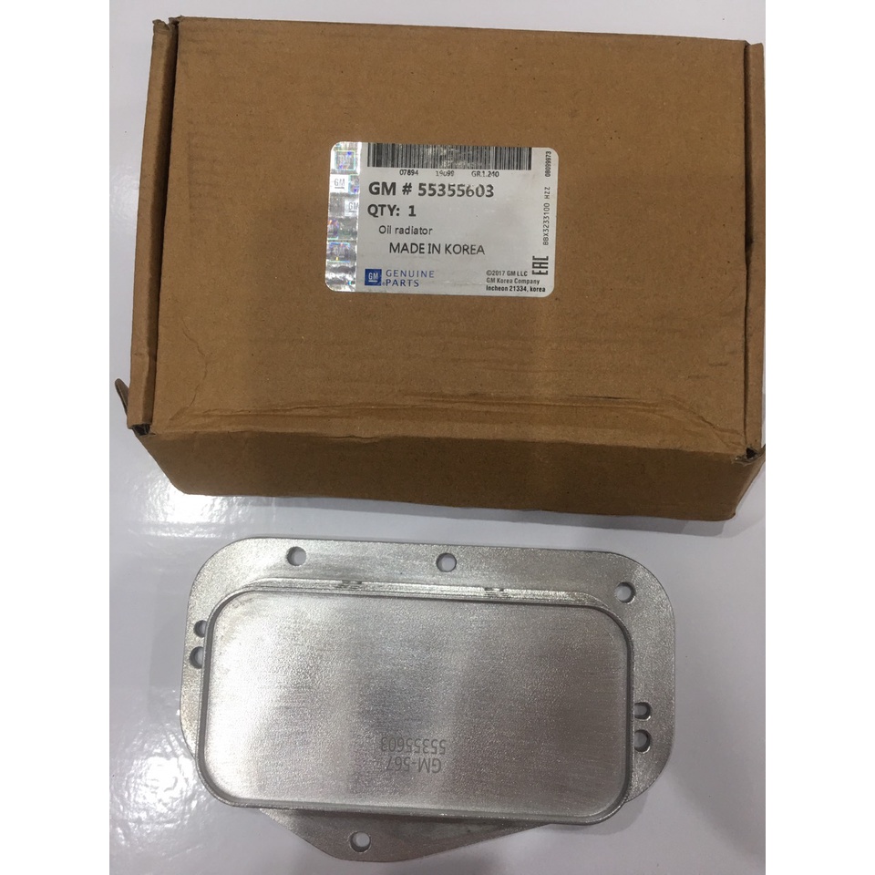 Két sinh hàn, két làm mát dầu, đế lọc dầu két sinh hàn, Két làm mát nhớt Chevrolet Cruze, Deawoo Lacetii 55355603