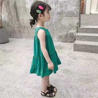 Váy xanh đuôi cá cho bé gái