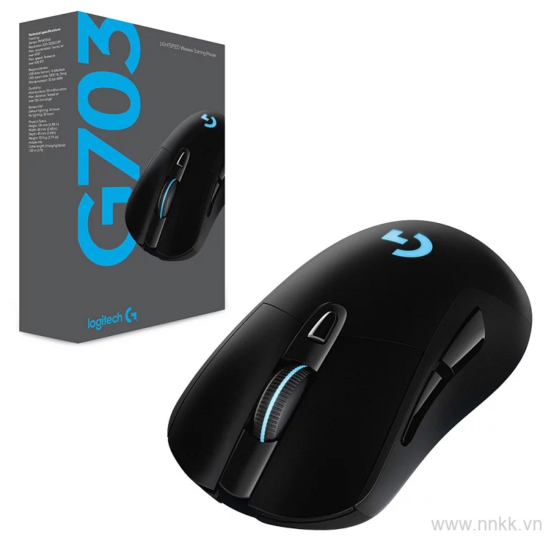 [HCM] CHUỘT KHÔNG DÂY LOGITECH G703 MẪU MÃ MỚI HIỆN ĐẠI ĐỘ NHẠY CAO( PIN SẠC )