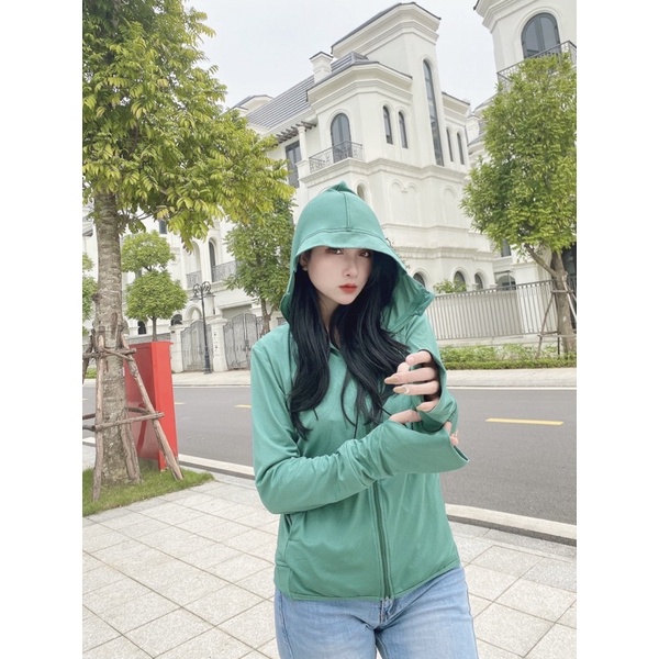 A63 - Áo chống nắng nữ 2 lớp GU