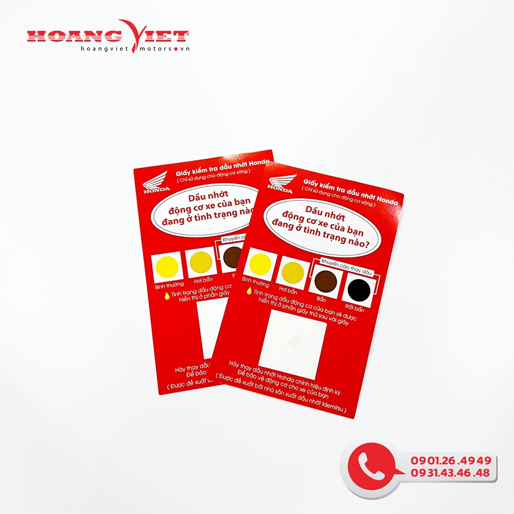 Giấy thử dầu nhớt - HONDA - 08OTPIDE100PCS