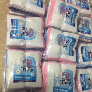 Combo 100 khăn xốp 2,3,4 lớp, hàng cao cấp