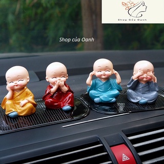 Bộ Tượng Tứ Không  4 Chú Tiểu Tứ Đại Giai Không Mini Trang Trí