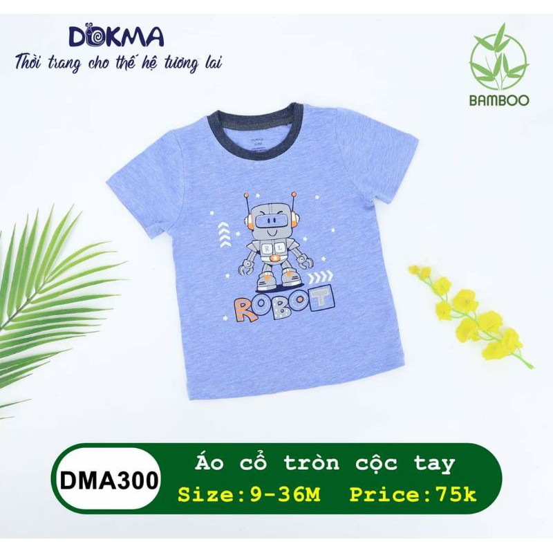 [Dokma] Áo cổ tròn cộc tay DMA300