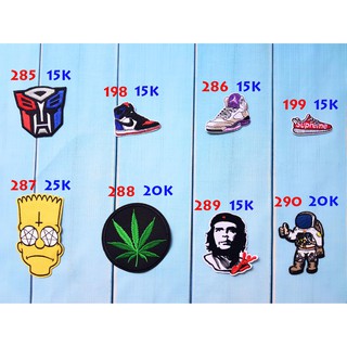 Sticker vải dán quần áo 285 - 290