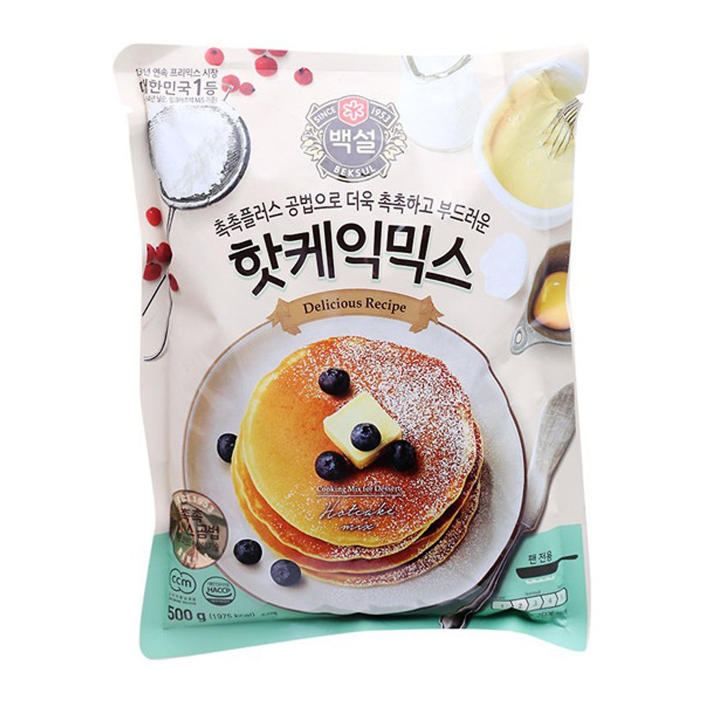 Bột Làm Bánh HotCake CJ Gói 500G - Nhập Khẩu Hàn Quốc