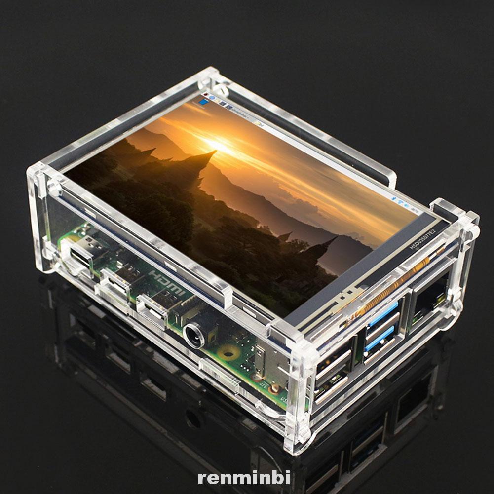 Màn Hình Lcd Thay Thế 3.5 Inch Kèm Vỏ Ngoài Cho Raspberry Pi 4b | BigBuy360 - bigbuy360.vn