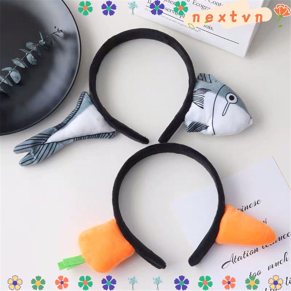 Cài tóc hình cá mập/ cà rốt vui nhộn dễ thương cho nữ