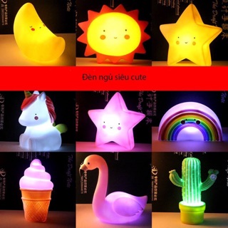 Đèn ngủ cute nhiều hình
