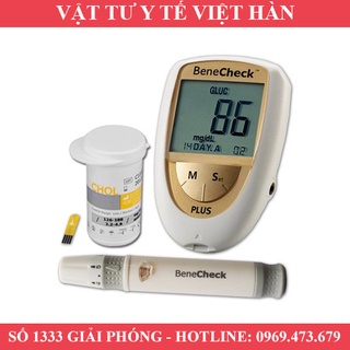 Máy đo mỡ máu benecheck plus - bảo hành trọn đời - nhập khẩu từ đài loan