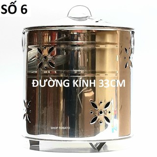 (ĐƯỜNG KÍNH 33CM)THÙNG ĐỐT VÀNG MÃ,GIẤY TIỀN VÀNG BẠC INOX