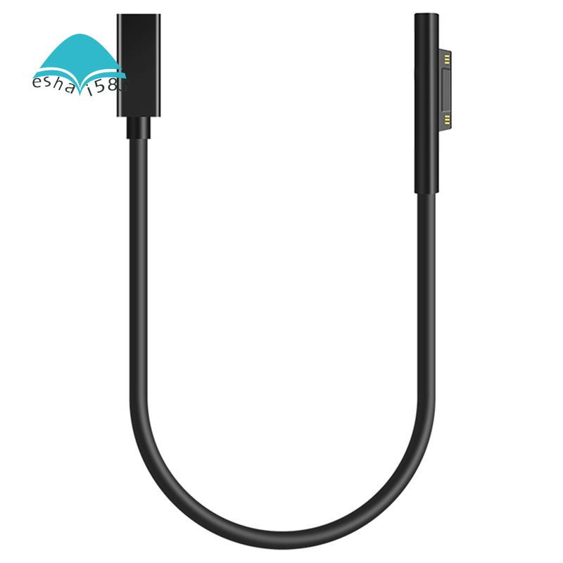 Dây Cáp Sạc Chuyển Đổi Usb Type C Pd 15v Cho Surface Pro 7 / 6 / 5 / 4 / 3 / Go / Book 1 / 2