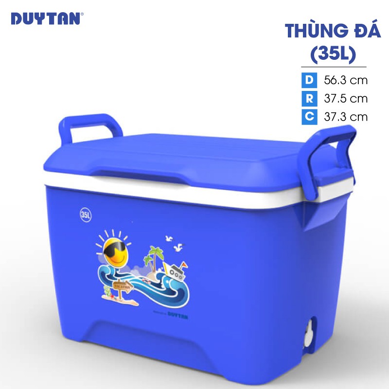 Thùng đá nhựa DUY TÂN Matsu 35 lít (56.3 x 37.5 x 37.3 cm) - 02515 - Giao màu ngẫu nhiên