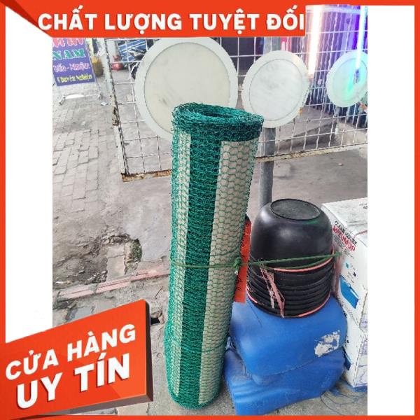 Lưới kẽm bọc nhựa,lưới mắt cáo bọc nhựa khổ 1m