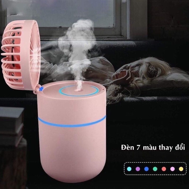 quạt phun sương tích điện để bàn
