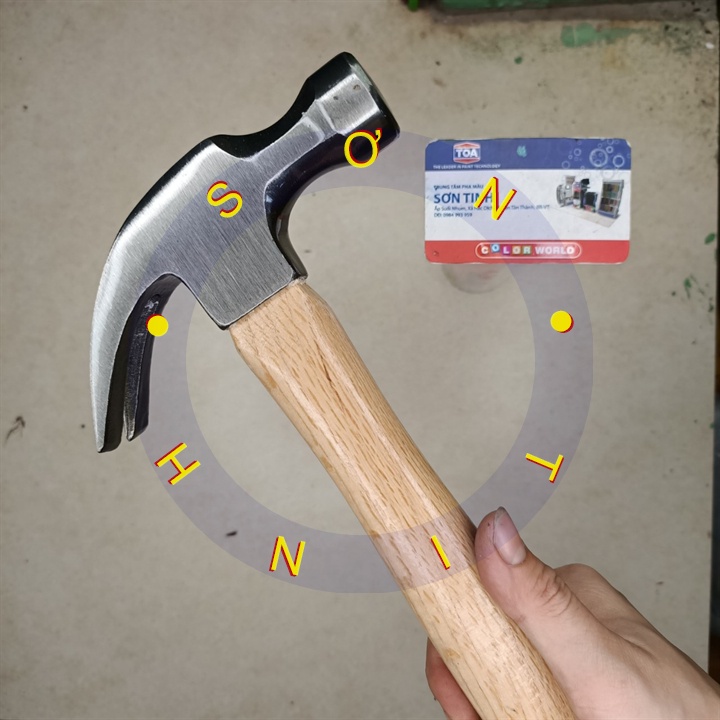 BÚA SỪNG DÊ CÁN GỖ 20OZ 31mm 560g TOLSEN 25032