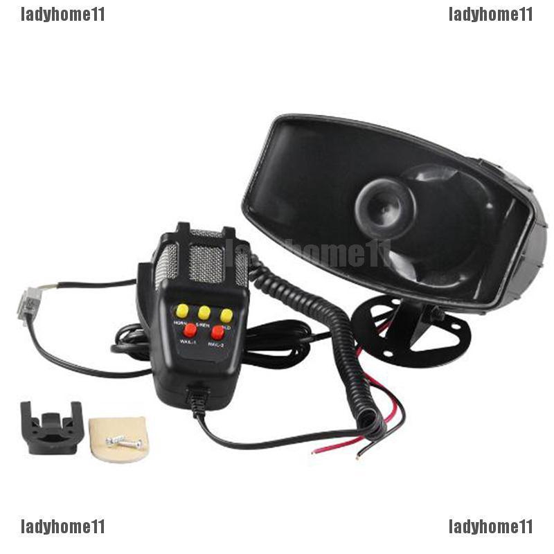 Còi Hơi Âm Thanh Lớn 100W 12V 5 Hệ Thống Âm Thanh + Mic Cho Xe Hơi / Tàu Thuyền
