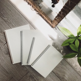 Sổ gáy xoắn/ Basic notebook wt pvc cover