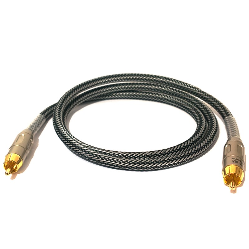 Dây âm thanh số Coaxial/SPDIF 75Ohm/OFC 17AWG DIY SREXACT GT-6/GrypHons bọc nilon ngắn 0.3 mét