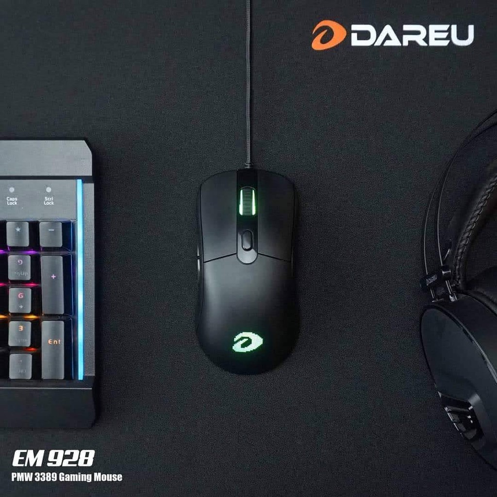 Chuột Gaming DAREU EM928 (PixArt PAW3389, LED RGB)