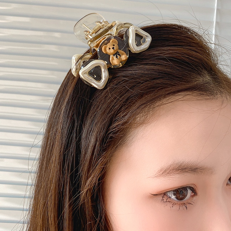 Kẹp Tóc Hình Gấu Nhỏ Xinh Xắn Thời Trang Hàn Quốc Dành Cho Bé Gái