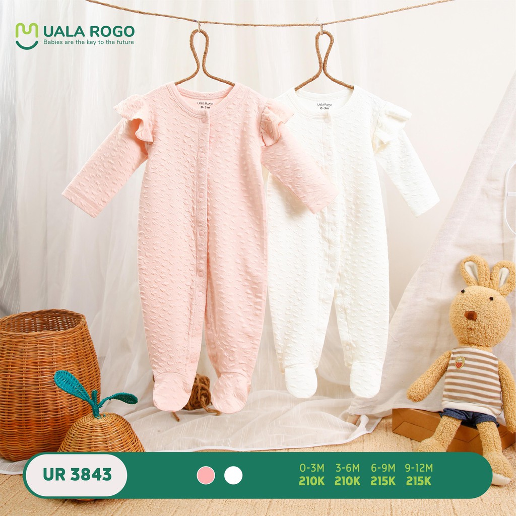 UR3843 Body tất dài tay Ualarogo cho bé gái