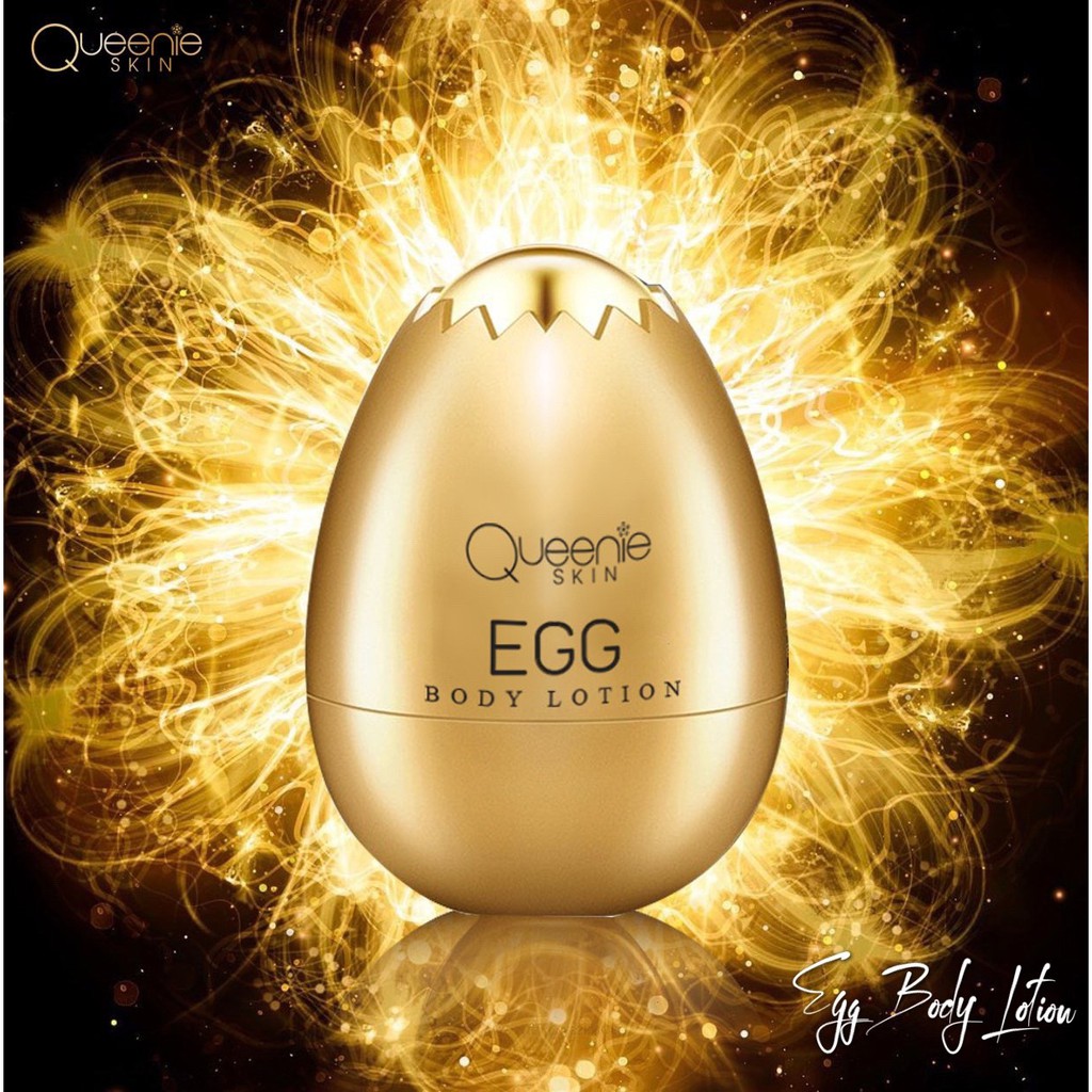 Egg Body Lotion Queenie Skin [Body Trứng Vàng] TẶNG KÈM HUYẾT THANH KÍCH TRẮNG