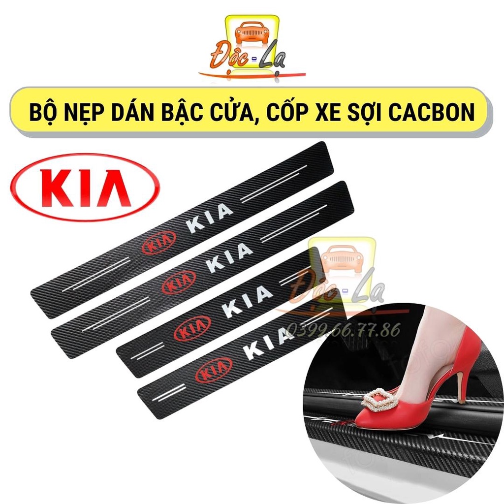 KIA - Nẹp Dán Logo Kia Chống Trầy Xước Bảo Vệ Bậc Cửa Xe Hơi/ Bảo Vệ Cốp Sau Xe Hơi Bền Đẹp