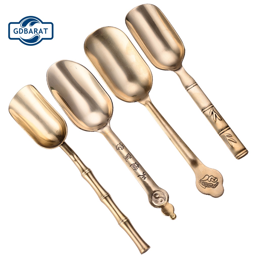 Muỗng Cà Phê Bằng Đồng Thau Thiết Kế Nhỏ Gọn