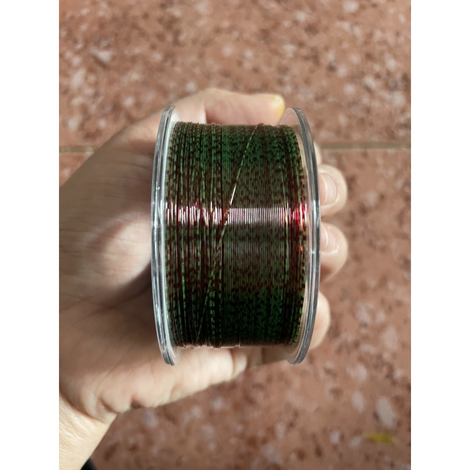 Cước câu cá 3D tàng hình 220m 3D dây câu cá 100% Nylon Super power