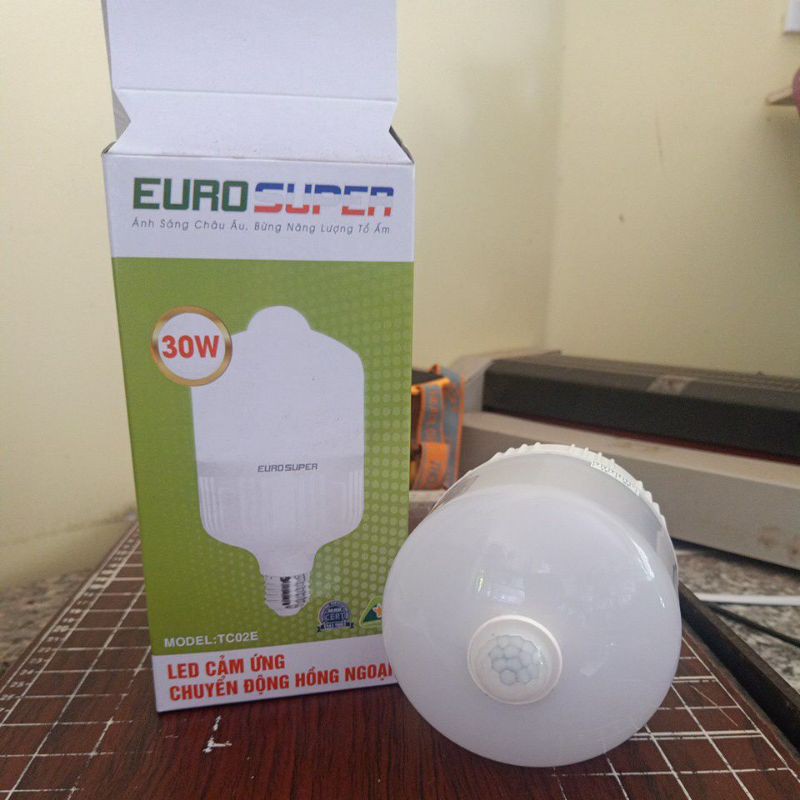 Bóng đèn led cảm ứng chuyển động hồng ngoại, cảm biến thân nhiệt 20w, 30w