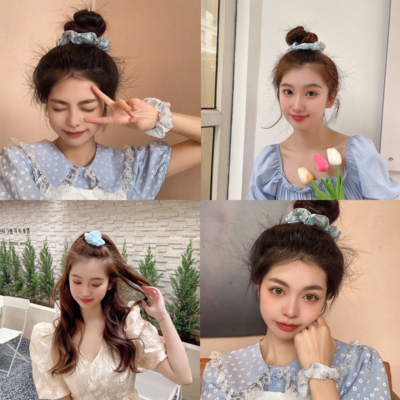 Băng đô chấm bi / hoa thời trang mùa hè Hàn Quốc