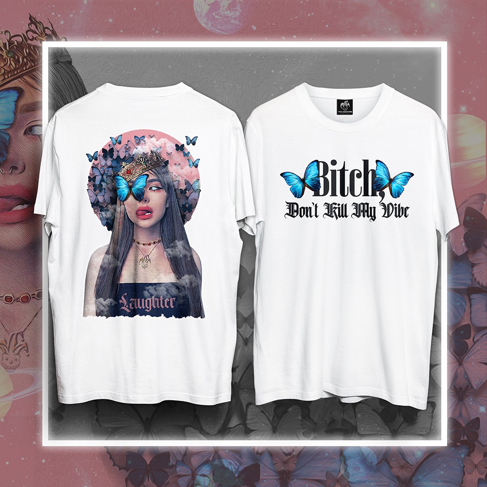 The Laughter - Áo Phông Butterflies Vibe Tee - 100% Cotton