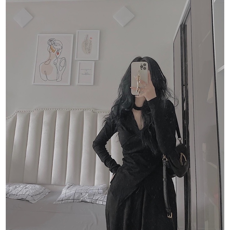  Áo len tăm cổ choker | BigBuy360 - bigbuy360.vn