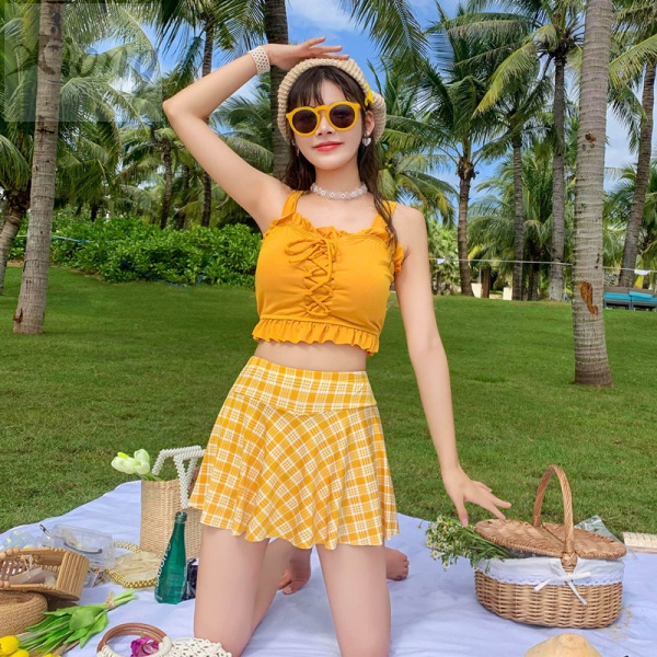 Bộ Đồ Bơi Thời Trang Hàn Quốc 2021 Cho Nữ | BigBuy360 - bigbuy360.vn