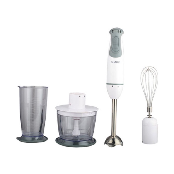 Máy xay sinh tố cầm tay Sharp EM-H076SV-WH, bảo hành chính hãng