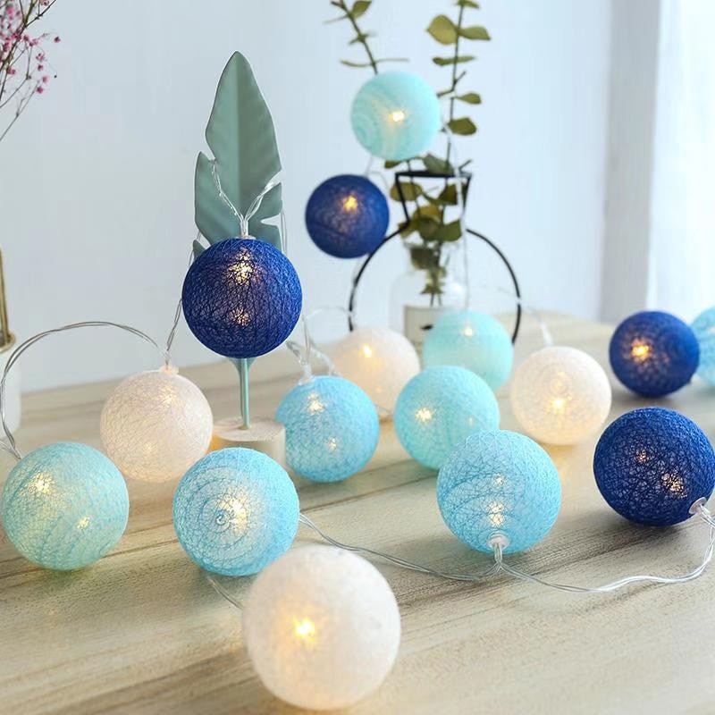 Dây Đèn Led 20 Bóng Hình Cầu Dùng Trang Trí Tiệc Cưới, Giáng Sinh