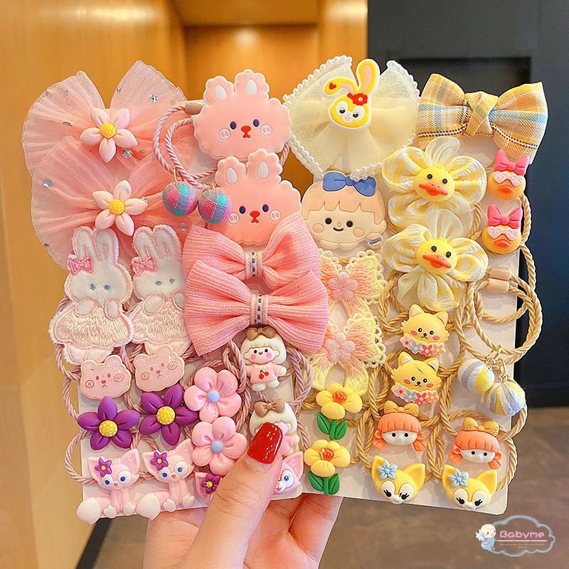 Set 20 KẹP TóC HìNh Nơ Dễ Thương Cho Bé GáI