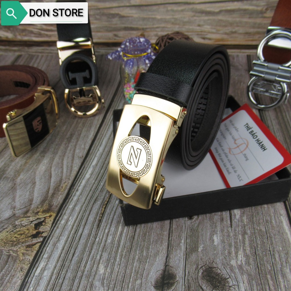 Thắt Lưng Nam Da Bò 1 Lớp SIÊU CHẤT Khóa Hợp Kim Thép Không Gỉ Mạ Crom Công Nghệ Cao Siêu Đẹp (BH 12 Tháng) | BigBuy360 - bigbuy360.vn